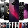 Закаленное Стекло Жесткий Чехол Для Poco X3 Pro Чехол Роскошный Пейзаж Расписной Funda Capa Для Xiaomi Poco X4 Pro 5G M5S C40 Чехлы Coque
