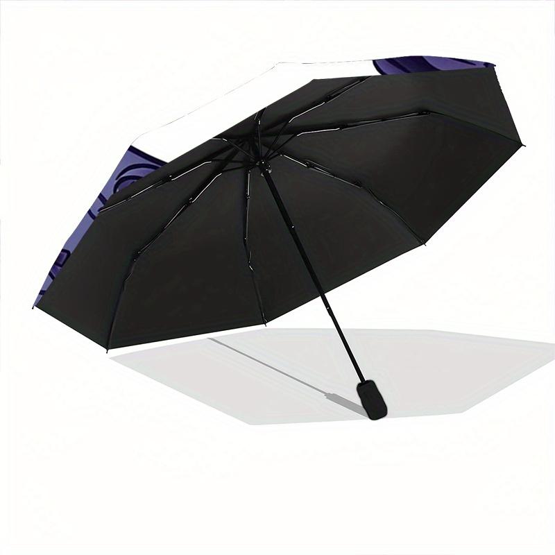 1pc Cute Kuromi Automatic Opening and Closing Folding - A Good Choice for Gifts, Fashionable and Convenient Umbrella With Cute Cartoon Characters, Dur