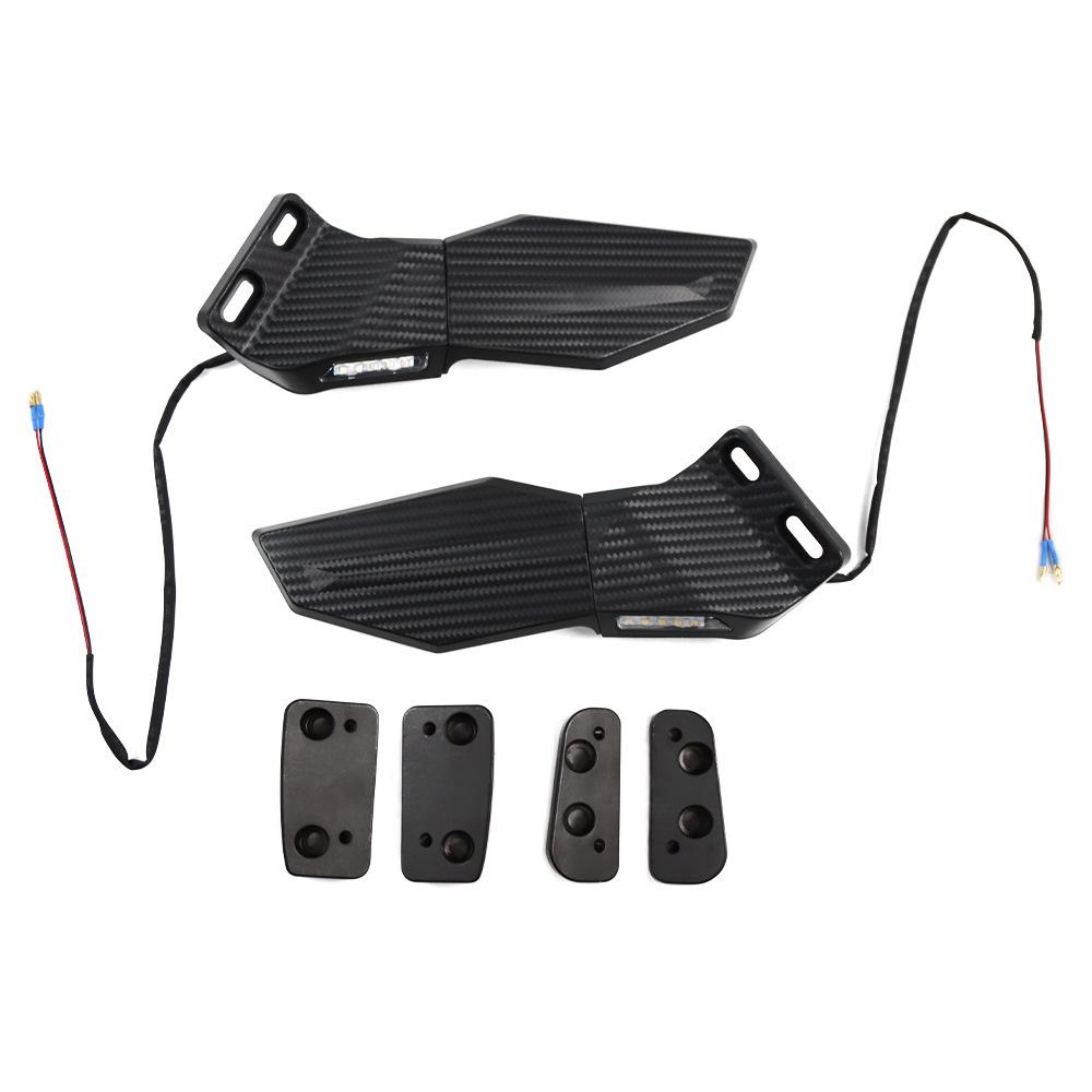 Kawasaki NINJA400/650 Foldable Rearview Mirror with Integrated Lights