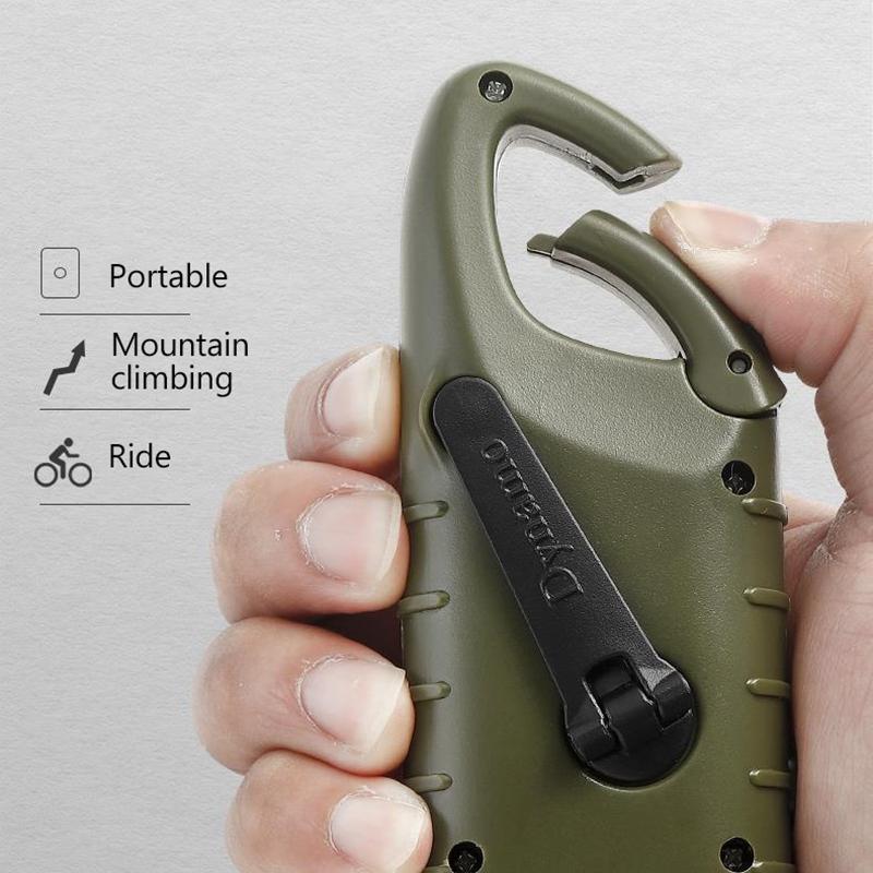 Rechargeable For Fishing Boating Hiking Survival Gear Power Bank Solar Flashlight Emergency Hand Crank Dynamo Led Flashlight