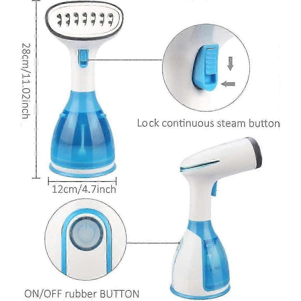 Clothes Steamer 1500w 280ml Portable Iron Fast Heat Up Handheld Clothes Steamer For Fabric And Text for Garment Care less