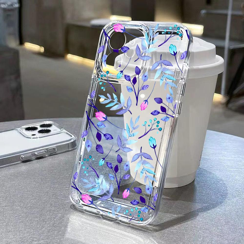 Чехол для телефона Samsung A56 5G Galaxy A55 A36 A26 A16 A15 A35 A34 A33 A54 A53 A52s A25 A14 A13 A06 A05s A05 Мягкий ТПУ Чехол с цветами