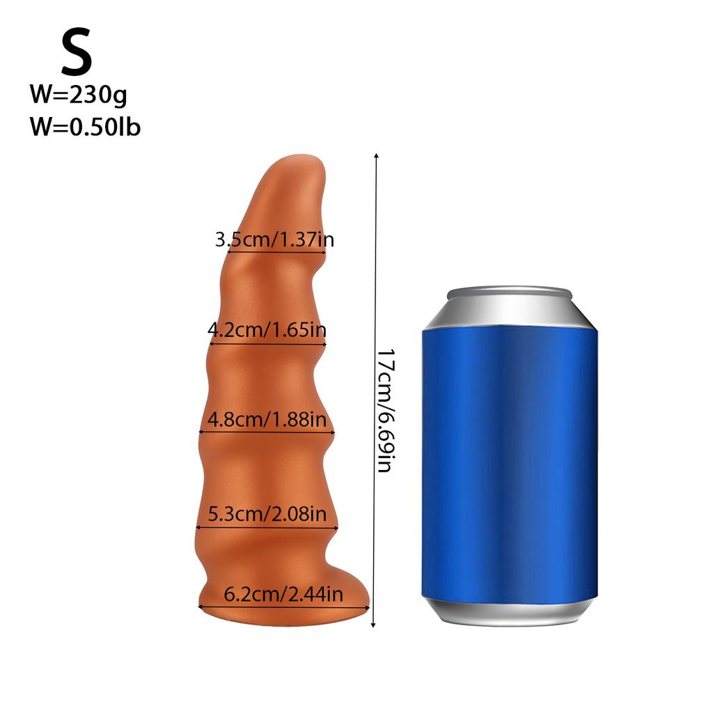 Силиконовая волна Анальная пробка Пара Сексуальная Мастурбация Анус Секс-игрушка Мужчины и Женщины Носят Анти-офф Хризантема Расширение Дилдо