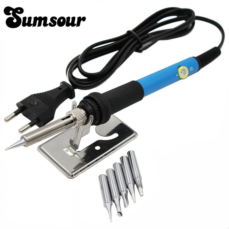 60W Adjustable Temperature Soldering Iron Handle Hot Pencil Tool