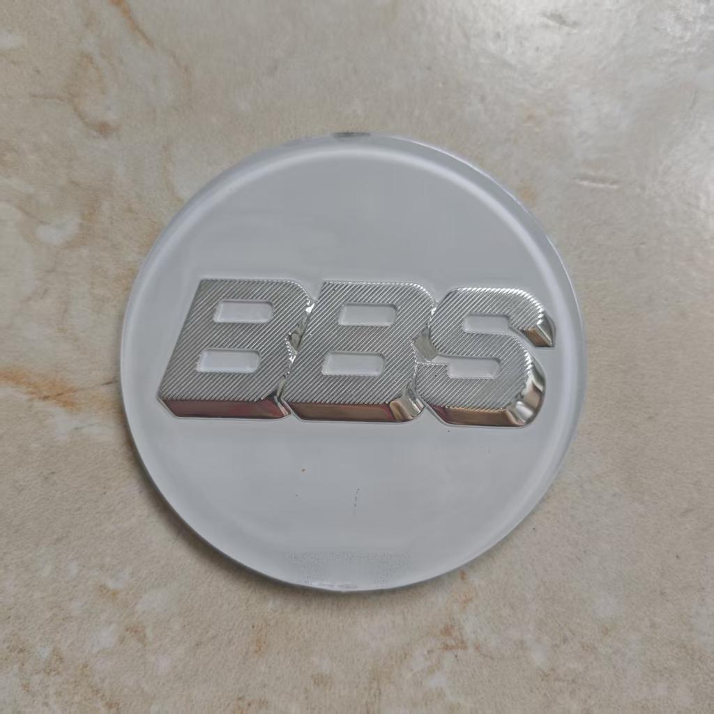 BMN1 4pcs/set 69mm Acrylic PMMA Planar Surface Stickers Car Wheel Hub Center Hub Cap for BBS 0924030 Cap Sticker Accessories