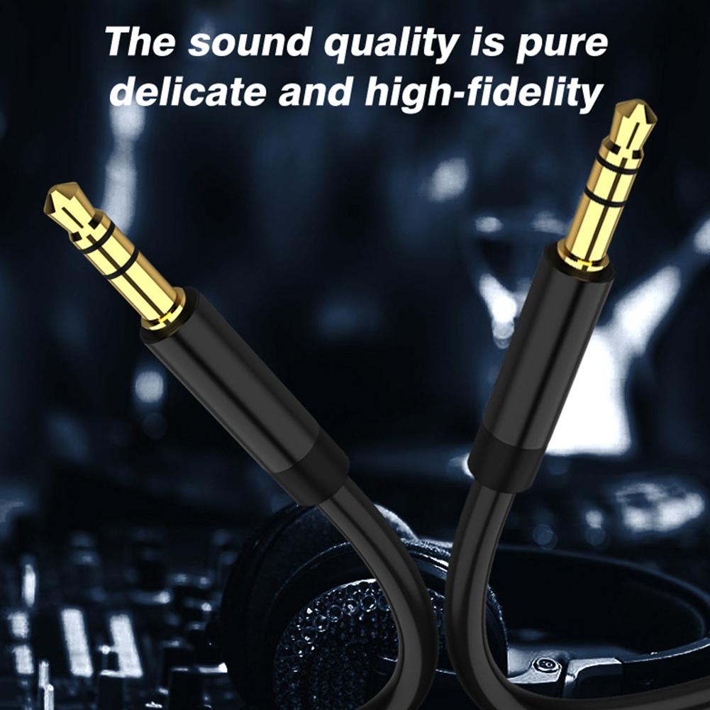 Byscoon 3,5 мм Aux кабель с разъемом «папа-папа» аудиокабель для автомобильного динамика, удлинитель для наушников, аудиокабель, плетеный кабель