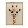 Poster Charming Giraffe Poster Charming Giraffe, 50X70 Cm, Frame Wooden Light Oak, Paper Matte 230 Gsm