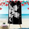 KNDCKDUT 2D Flat Print Beach Towel, Large Soft Quick Dry Towel for Beach Camping SwimmingZSTJ0915059