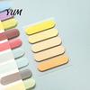 Reusable Index Stickers 2 Pack Translucent Tabs, Sturdy PET Rounded Corners Stickers, Gradient Clear Annotation Tabs Color Self Adhesive for