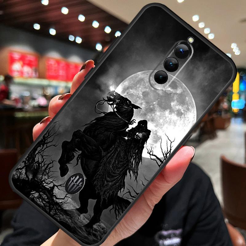Death Grim Reaper Skull Case For ZTE Nubia Red Magic 8S 9S 10S 8 9 10 Pro Plus 6S 7S 6 7 Pro 5G 6R 11 Pro Plus Cover