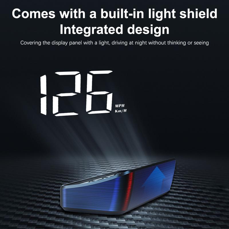 Автомобильный спидометр км/ч HUD GPS Head Up Display Цифровой измеритель скорости Проектор на лобовое стекло для транспортных средств Автомобильная электроника Аксессуары