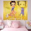 BBetty Girl BBoops Colorful Tapestry Wall Hanging Bohemian Wall Tapestries Mandala Wall Hanging Sheets