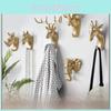 Decorative Animal Head Wall Hooks Strong Adhesive Pvc Nordic Style
