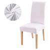 Эластичный однотонный чехол на стул, домашние эластичные чехлы из спандекса, чехлы на сиденья для кухни, столовой, свадебного банкета, дома