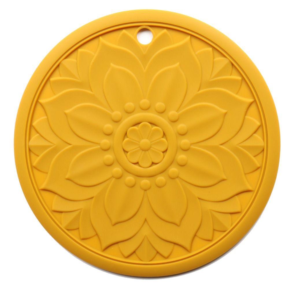 3Pcs Water Filter Silicone Trivet Mat Heat Resistant Placemat Fashion Pot Holder Table Decor