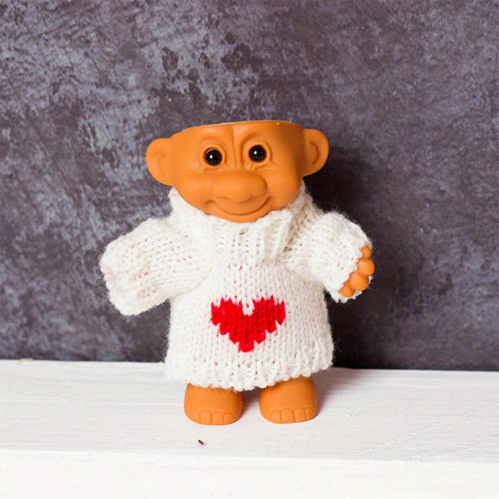 Набор губной помады для куклы-тролля, крутая и творческая личность, маленькая ретро-игрушка Thunderbolt в свитере, милая