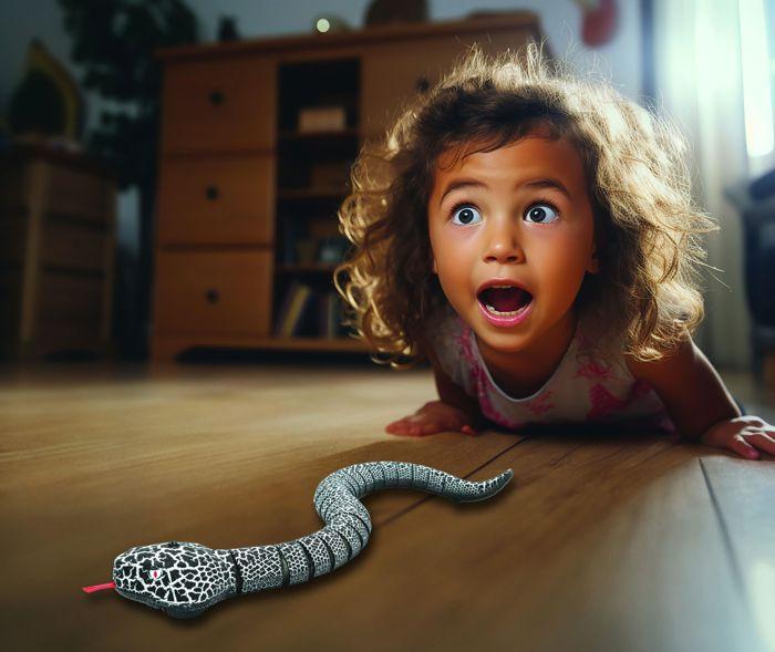 Jouet serpent amphibie télécommandé sans fil