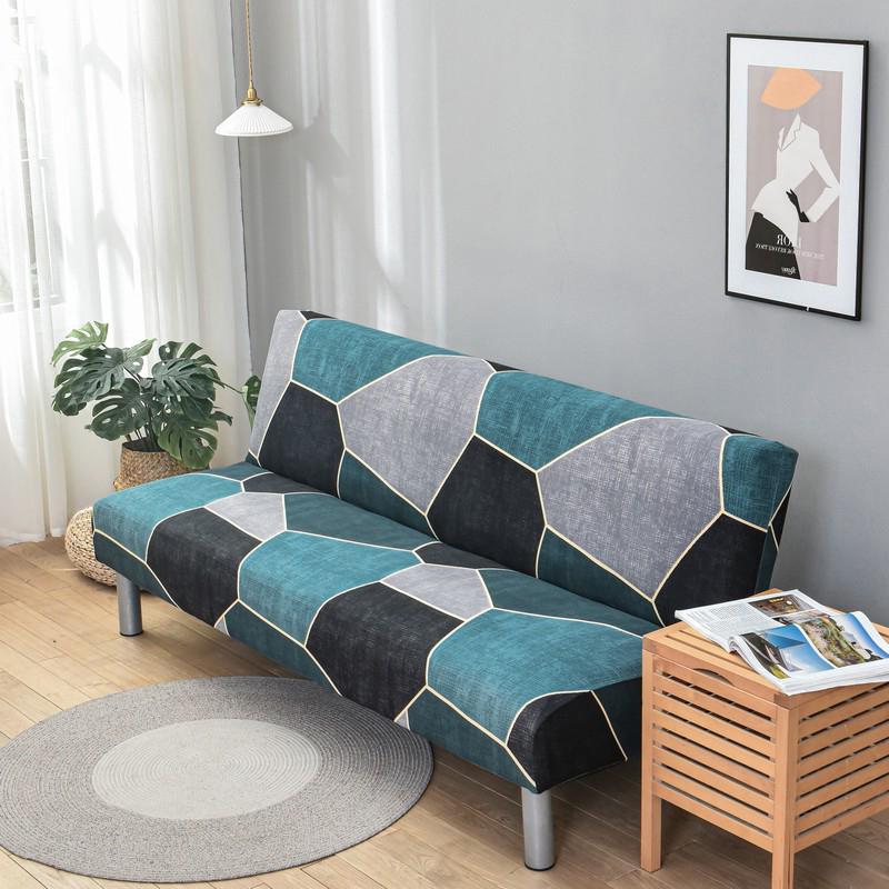 Чехол-футон для дивана без подлокотников, чехол для складного дивана, чехол для дивана, моющийся, защитный чехол для мебели для дивана без подлокотников
