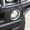 Для Hummer H2 2003-2009 Автомобильный стайлинг ABS Серебристый Кольцо-облицовка накладка накладка-стикер на переднюю противотуманную фару Автомобильные аксессуары для экстерьера