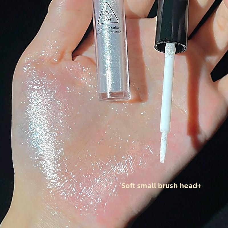 Жидкие тени для век Star Diamond с мелким шиммером и высоким глянцем, одна капля слезы, осветляющие кожу под глазами, сверкающие перламутровые жидкие тени для век