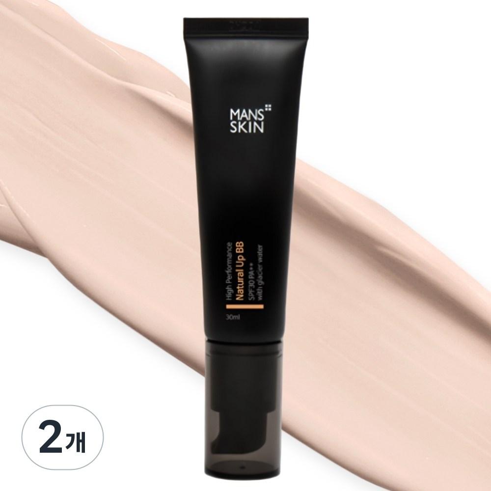 Мужской Skin Natural Up BB Мужской Tone-Up BB Солнцезащитный крем Homme Тональная основа Cool Tone Change 2 шт.