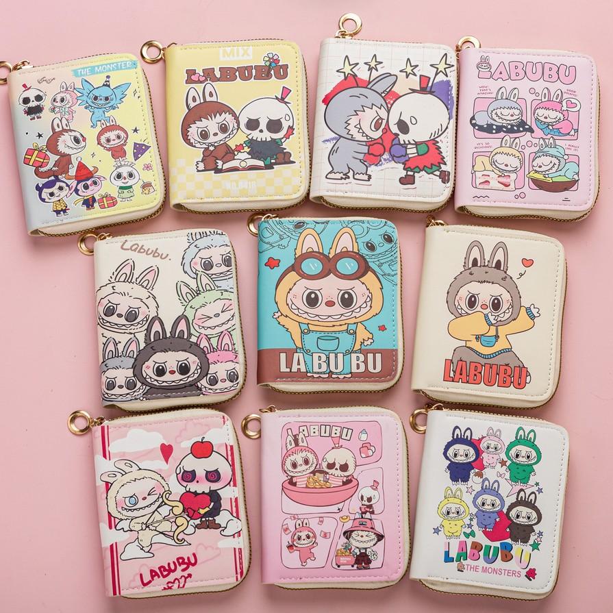 Small Wallet Short Kabibara Folding Card Bag Student Small Multi-ID Wallet