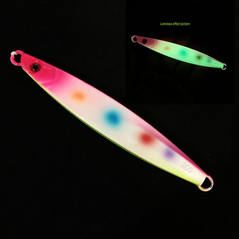 Wanyah 200 г Светящиеся ribbonfish Металлические джиги – Приманки для морской рыбалки