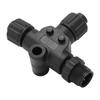 Многопортовый тройник-разъем для T-разъема NMEA 2000, 3 порта, 5-контактная резьба, IP67, водонепроницаемый для сетей N2K T-разъем