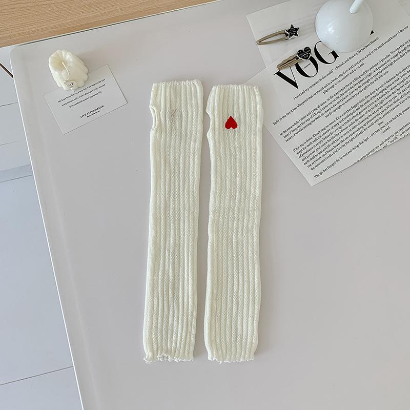 1 пара милых повседневных однотонных перчаток со звездами в стиле панк, длинные перчатки без пальцев для женщин и девочек, нарукавники в стиле Лолиты, подарки