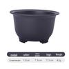 Rectangular Purple Clay Imitation Bonsai Flower Pot for Small Succulents