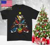 Pittsburgh Penguins Christmas Tree Hookey Black T-shirt Unisex JJ4627