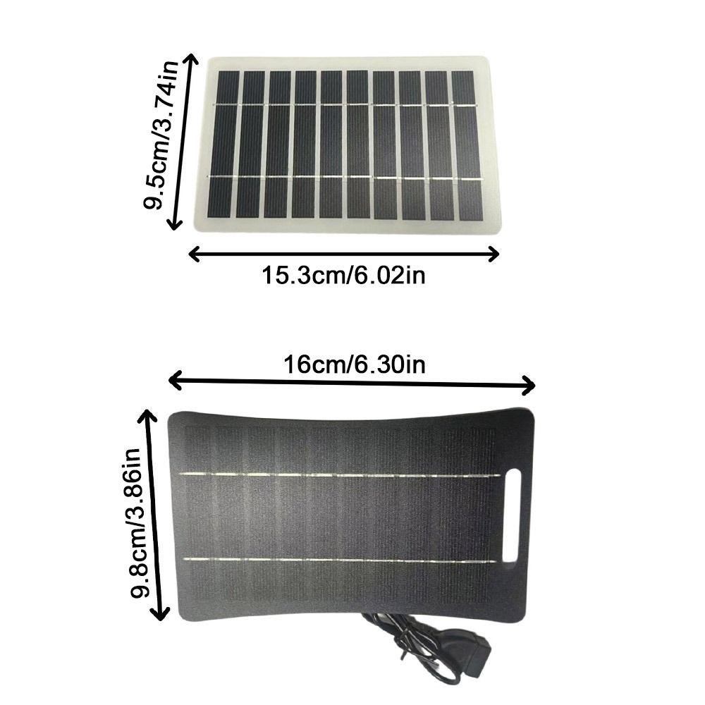 with USB Output USB Solar Charger Panel 5V 2W Portable Solar System Outdoor Charging