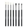7 кистей для макияжа глаз, кисть для теней в стиле smoky eyes, набор для фиксации макияжа глаз, кисть для деталей и растушевки теней для начинающих.