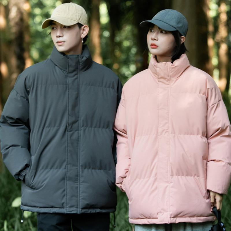 Зимние куртки Легкие теплые наполнители из утиного пуха Утепленные утепленные ветрозащитные водонепроницаемые спортивные хлопковые пальто и бархатные куртки