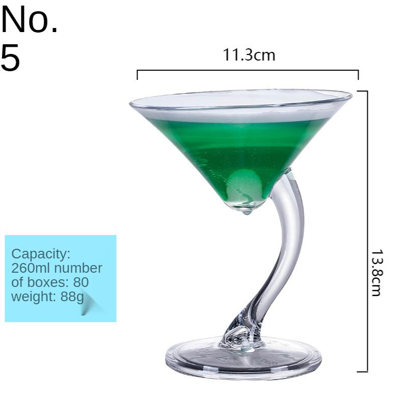 1шт креативный акриловый коктейльный бокал прохладный пластиковый винный бар мартини ПК Маргарет шампанское чашки