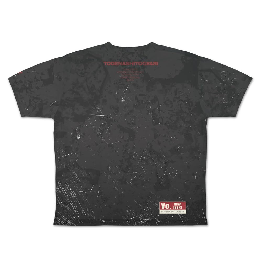 2D Cospa Girls Band Cry Новые иллюстрации Нины Исери Полная графическая фотография Размер M [Официальная] Двусторонняя футболка Ver.