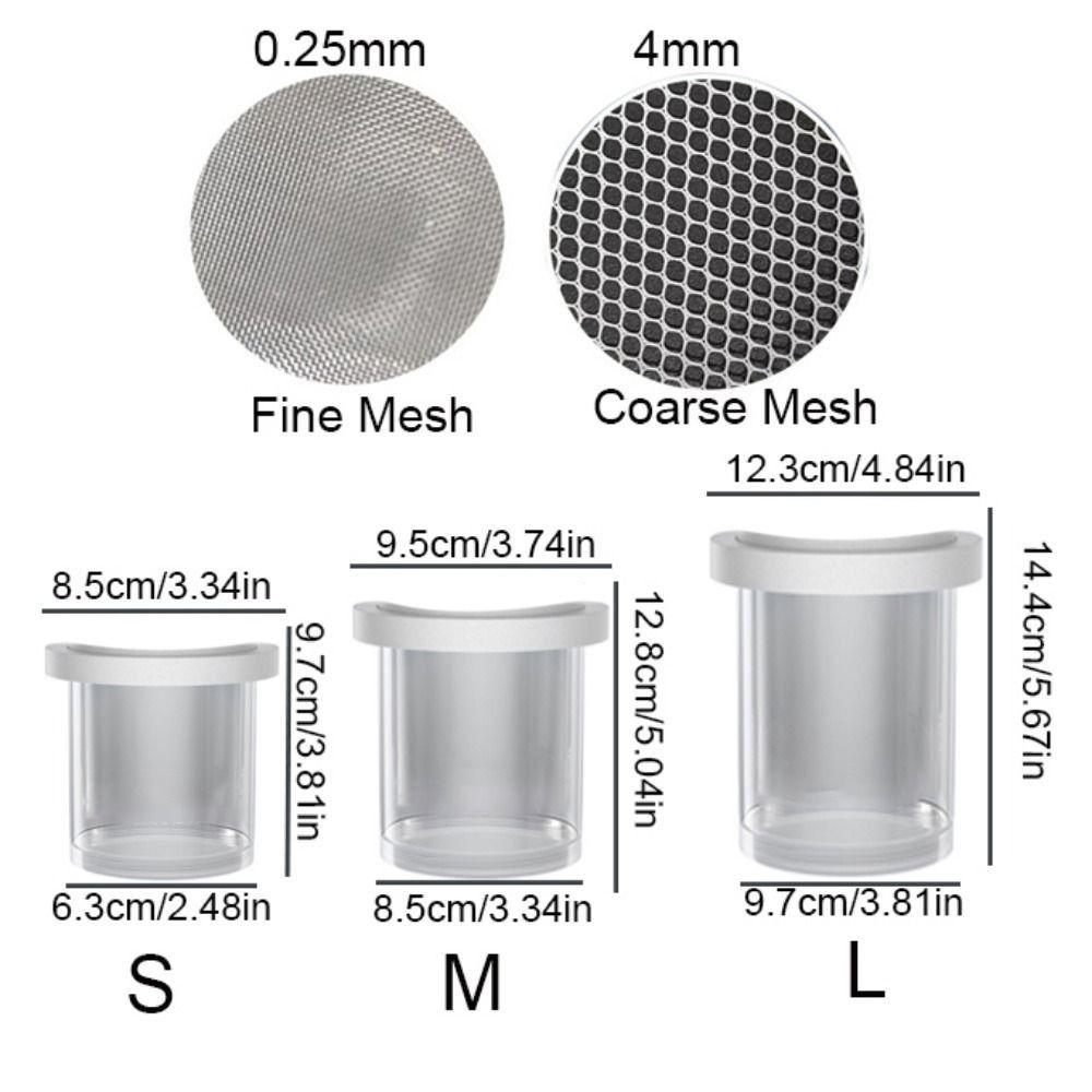 Fine/Coarse Mesh Floating Hatching Box Single Layer Guppy Breeding Box For Aquarium