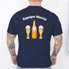 Retro Style Spanish Mens Team Groom Matching Tees Fashion Beer Graphic TShirts Male Wedding Bachelor Party Group Matching Tops