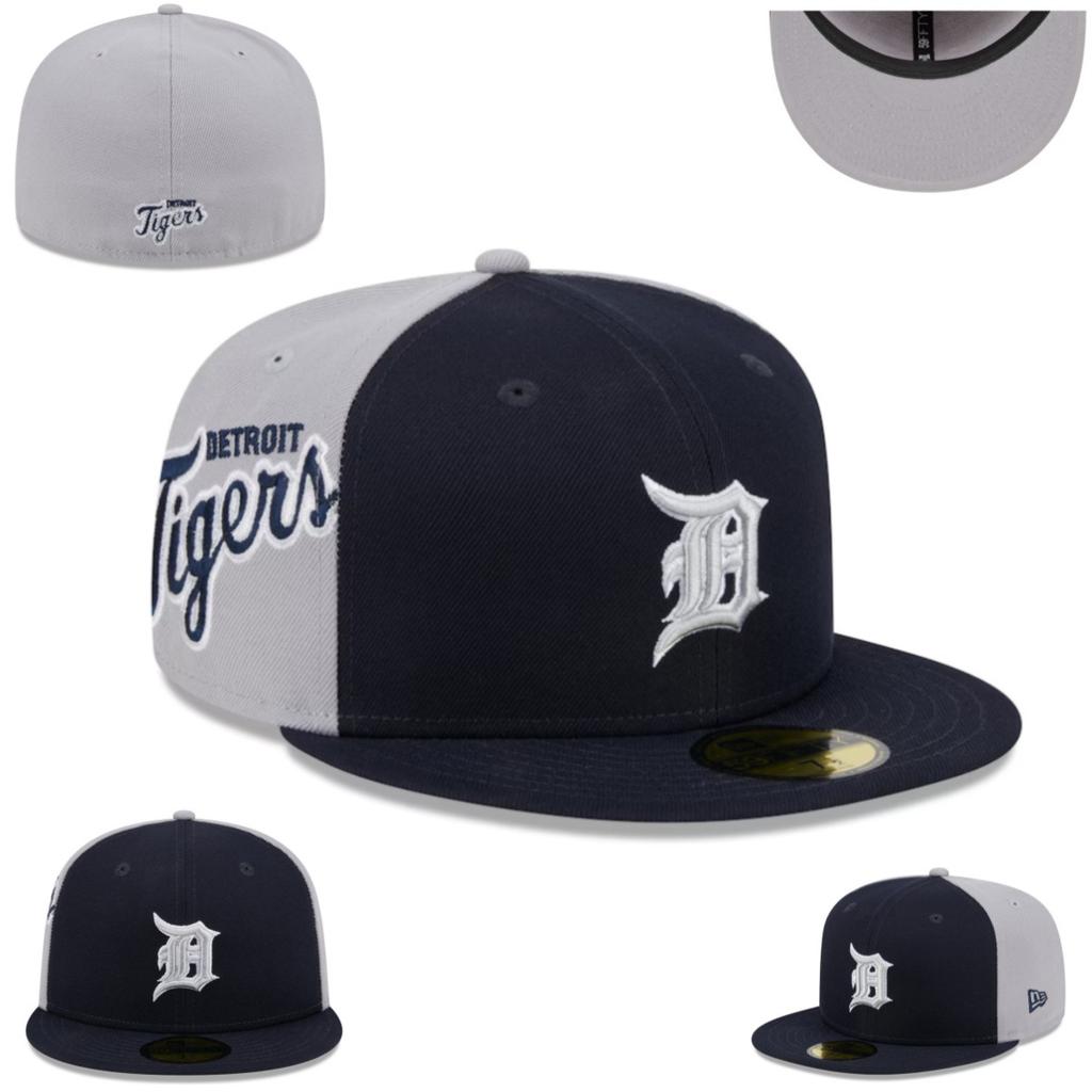 Detroit Tigers Size Cap, Closed Hat, Baseball Cap, Sun Visor, Embroidered Hat, Multi-Color.