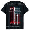 Vintage American Flag Archery Bow Hunting Graphic Tshirts Men Womens Fashion Casual Tshirt 100 Cotton Loose Oversized T Shirt