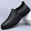 Genuine Leather Men Loafers Non Slip Walking Slip On Flats Breathable Outdoor Men Casual Shoes Comfy Male Business Driving Shoes