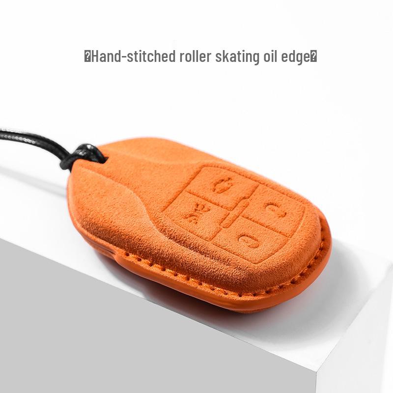 Maserati Key Case: Premium Suede Shell for Levante & Ghibli