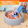 Круглый бассейн с пеной, Оборудование для крытой игровой площадки, Пена высокой плотности, Мягкая текстура, Для младенцев и детей, Развивающая игрушка, Домик с шариками, Цветной
