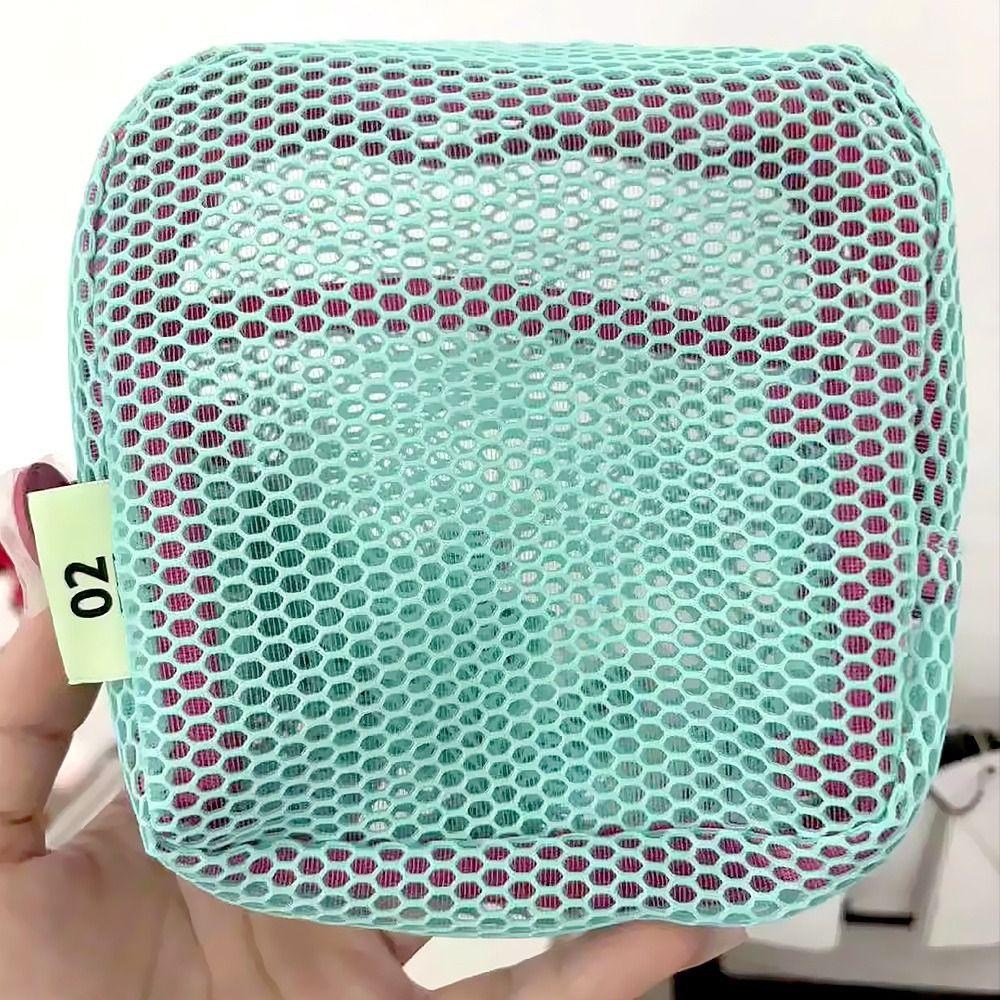 Портативные сетчатые сумки на молнии Легкий органайзер для косметических аксессуаров Дорожные карманы для туалетных принадлежностей Девочки