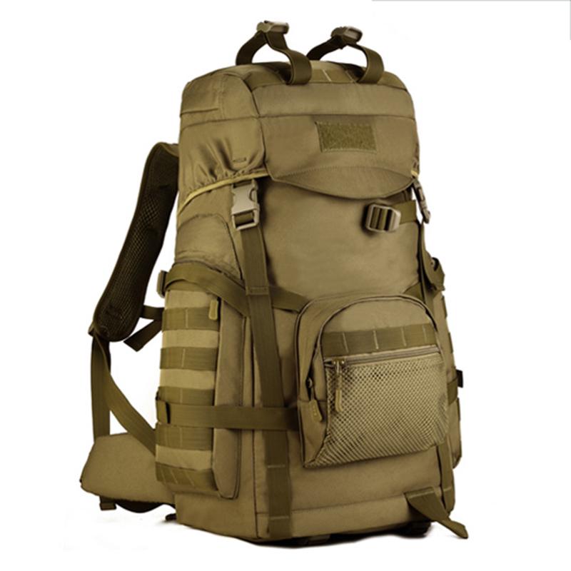 60L 3D Nylon Outdoor Sport Military Tactical Climbing Mountaineering Camping Hiking Trekking Bag