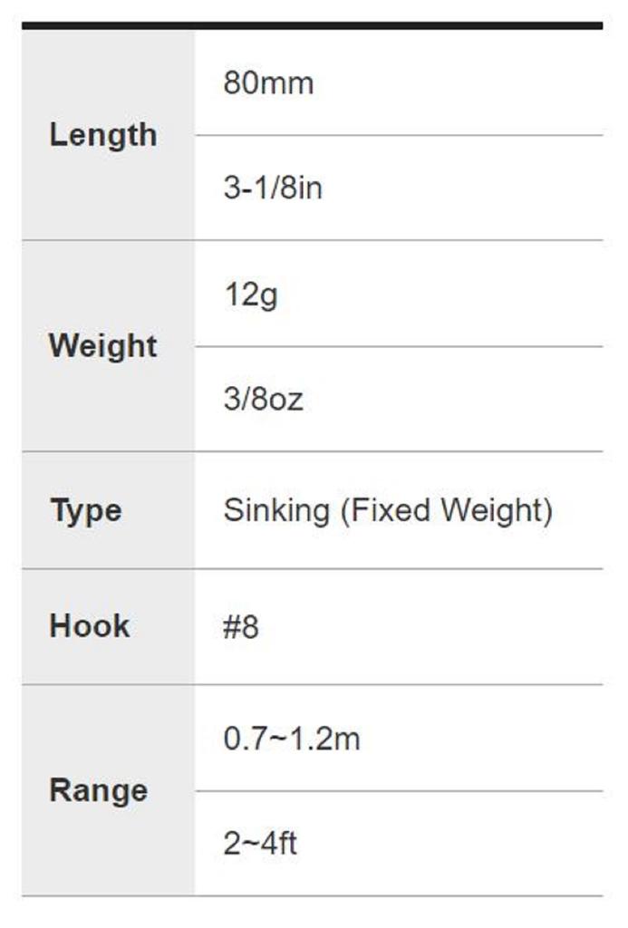 DUO Тонущая приманка Spearhead Ryuki 80S SW ADA4127 (3680)