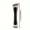 1PCDouble-head Blush Foundationsingle for Contouring and Tanning, Soft Nylon Bristles, Fragrance-free, Makeup Stick for All Skin