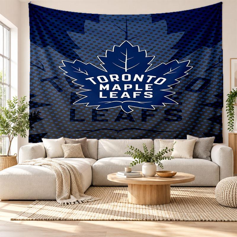 Toronto Maple Leafs Wall Tapestry, Soft Fabric Wall Hanging, Decorative Backdrop For Bedroom Home Wall Art