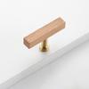 Walnut Wood Drawer Pulls Luxury Design Cabinet Pulls Light Luxury Wood Cabinet Handles  Dresser