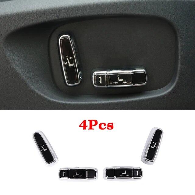 Накладка на кнопку регулировки автомобильного сиденья для Land Rover Discovery 5 L462 Discovery Sport Range Rover Vogue L405 Sport Evoque 16-17